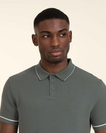 Ottoman Rib Polo Shirt