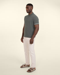 Ottoman Rib Polo Shirt