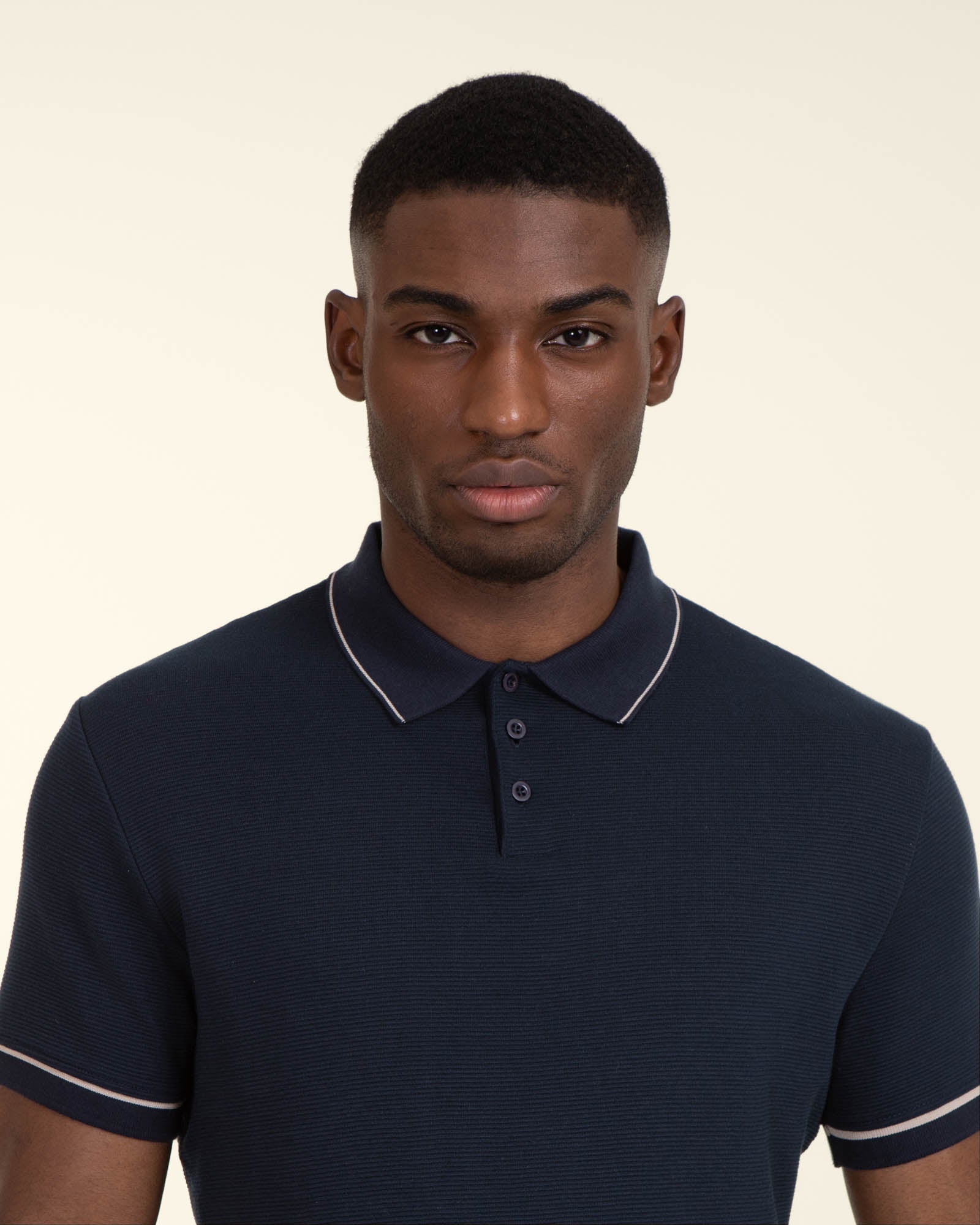 Ottoman Rib Polo Shirt