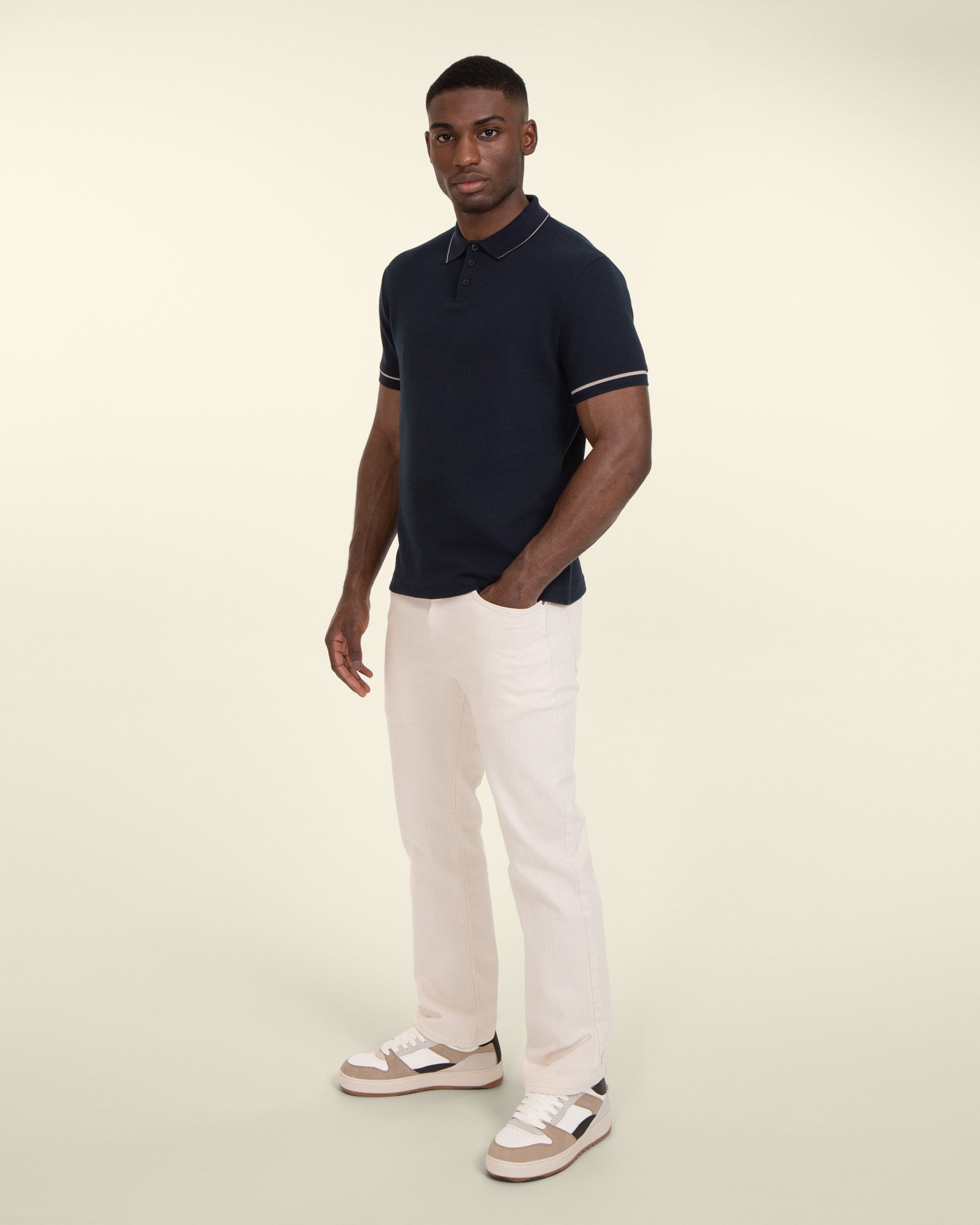 Ottoman Rib Polo Shirt