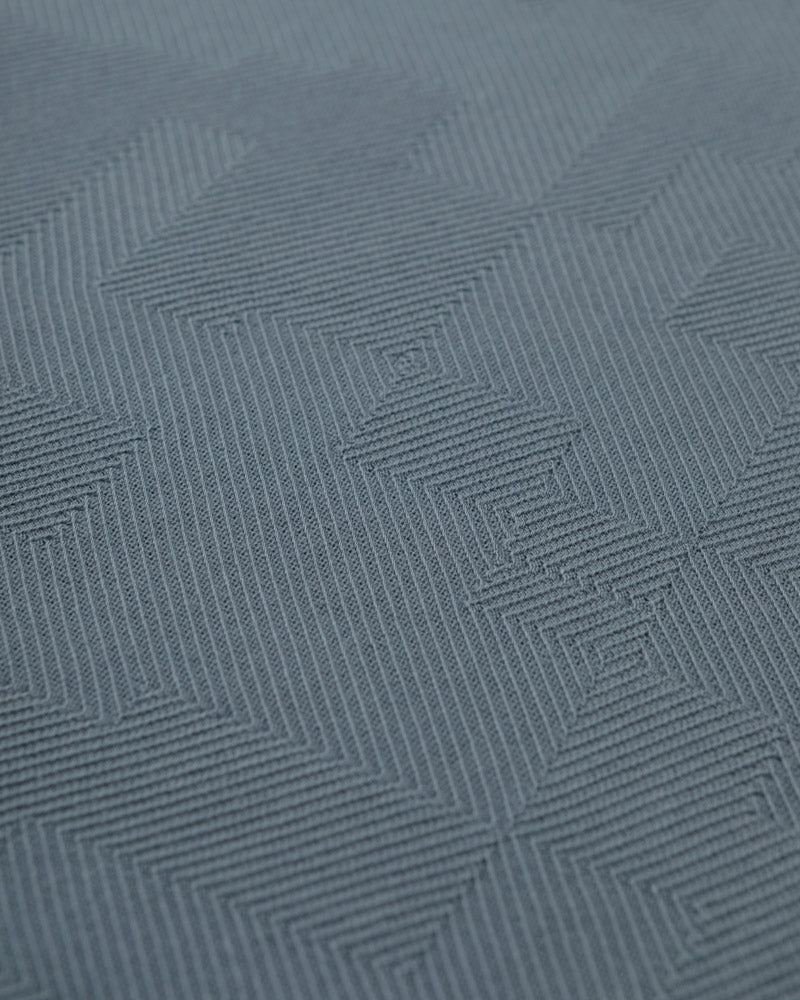 Anders - Textured Jacquard Polo Shirt With Contrast Rib