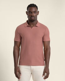Arne - Stripe Textured Polo Shirt