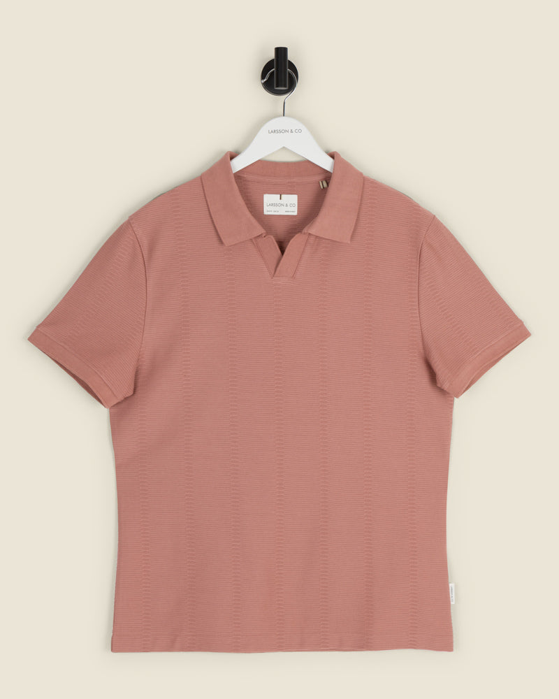 Arne - Stripe Textured Polo Shirt