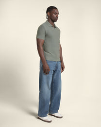 Arne - Stripe Textured Polo Shirt