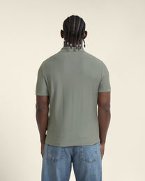 Arne - Stripe Textured Polo Shirt