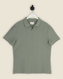 Arne - Stripe Textured Polo Shirt