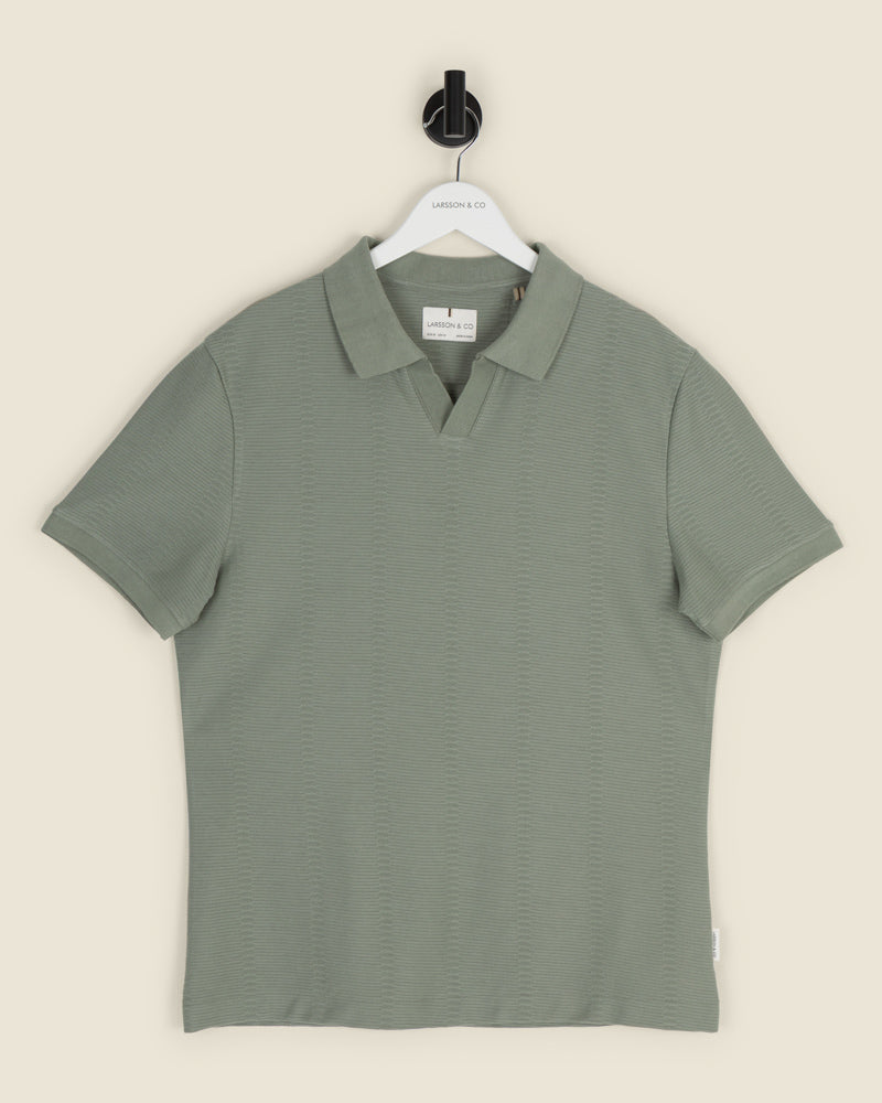 Arne - Stripe Textured Polo Shirt