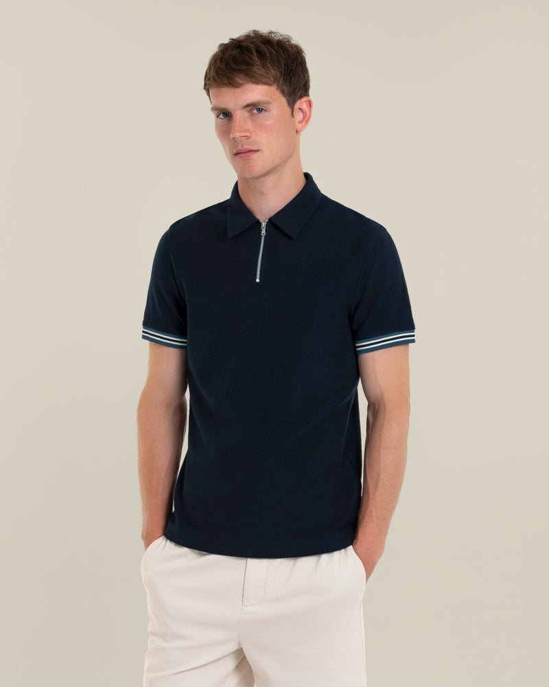 Odin - Textured Polo Shirt