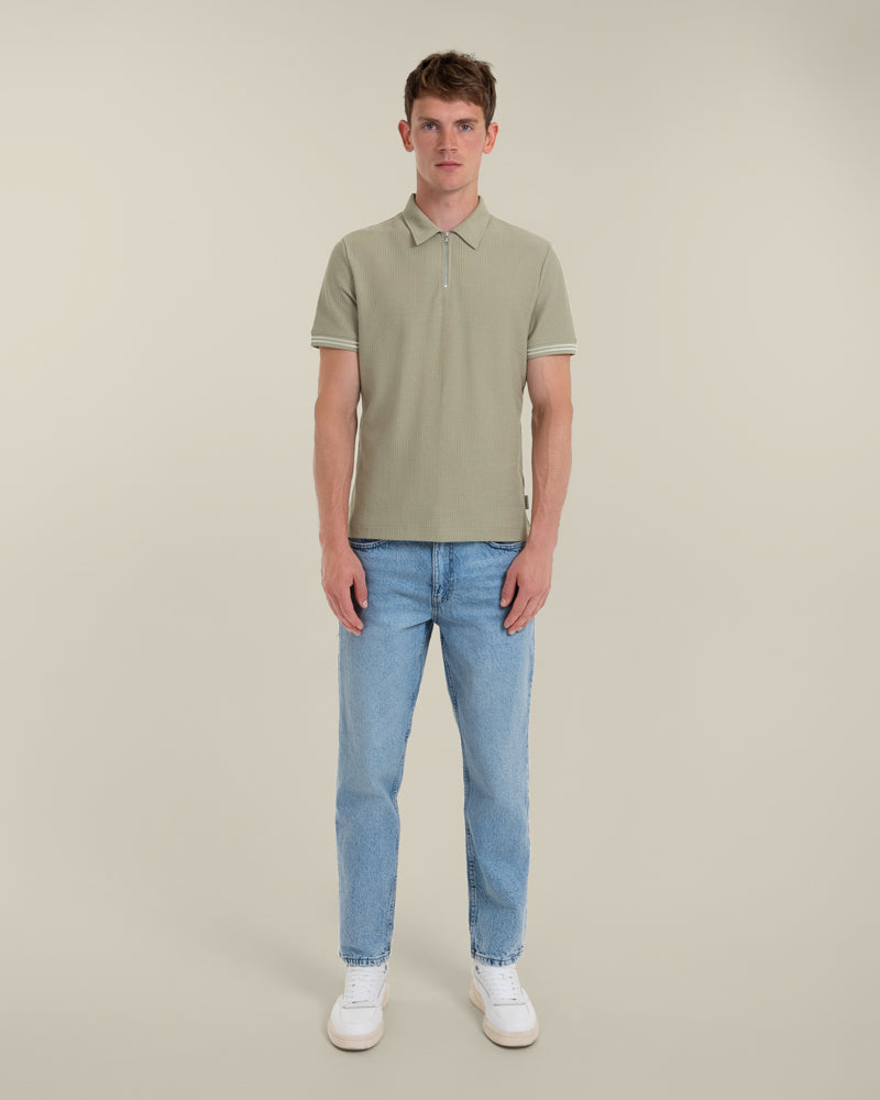 Odin - Textured Polo Shirt