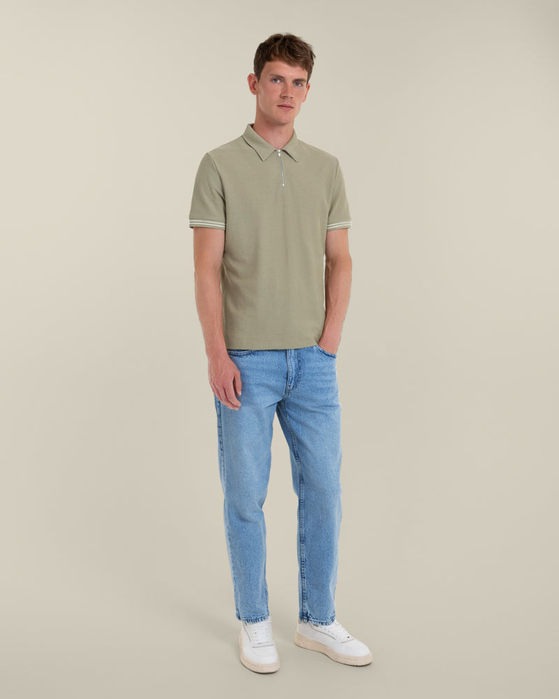 Odin - Textured Polo Shirt