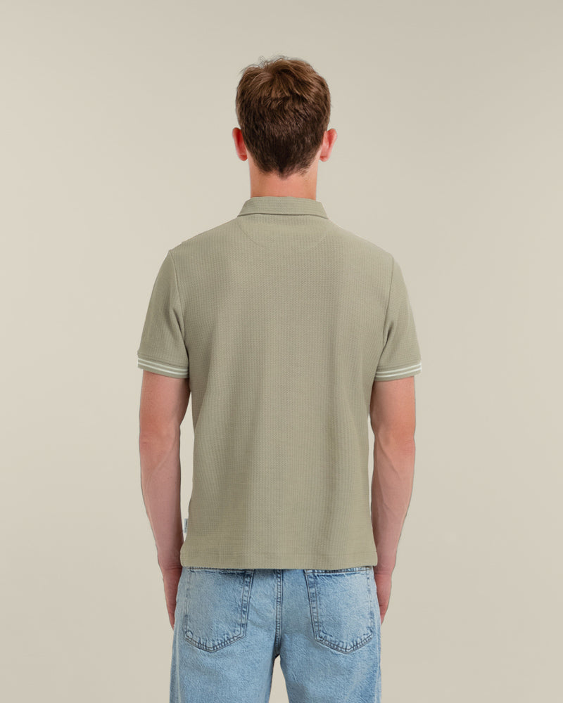 Odin - Textured Polo Shirt