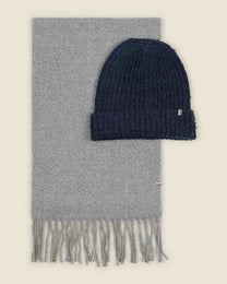 Ikalis - Scarf &amp; Boucle Beanie Set
