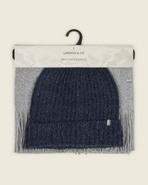 Ikalis - Scarf &amp; Boucle Beanie Set