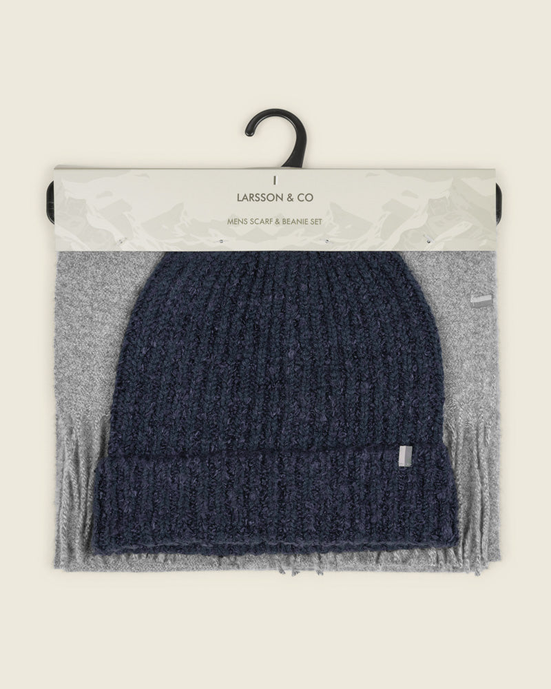 Ikalis - Scarf &amp; Boucle Beanie Set