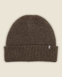 Larsson &amp; Co Men’s Vanda Brown Mixed Yarn Scarf &amp; Beanie Set