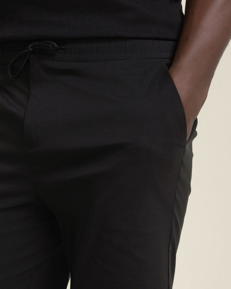 Drawstring Stretch Nylon Shorts