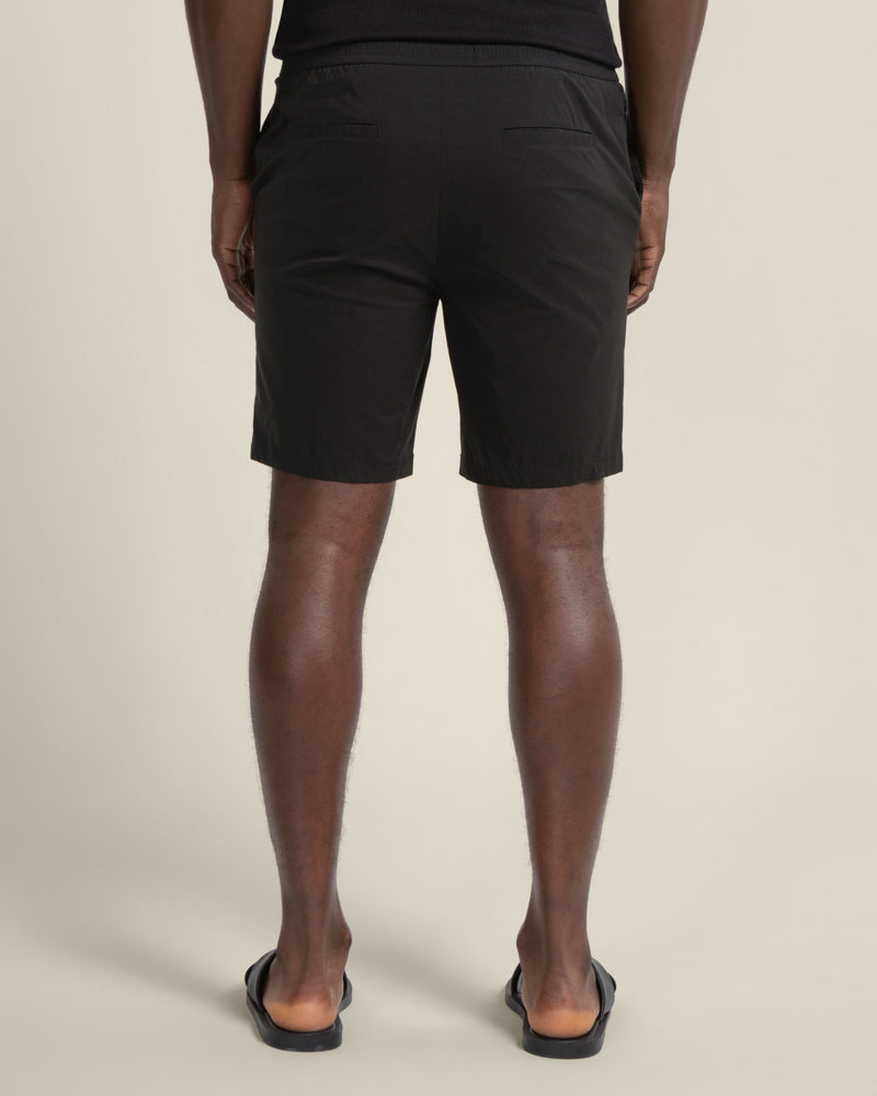 Drawstring Stretch Nylon Shorts