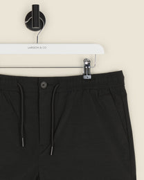 Drawstring Stretch Nylon Shorts