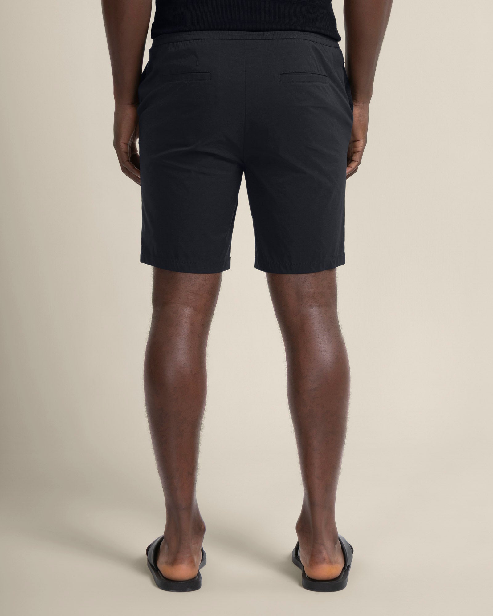Drawstring Stretch Nylon Shorts
