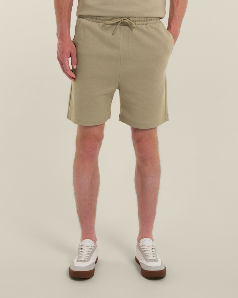 Sven – Soft-Touch Jersey Short Sleeve Shirt &amp; Short Set Light Sage