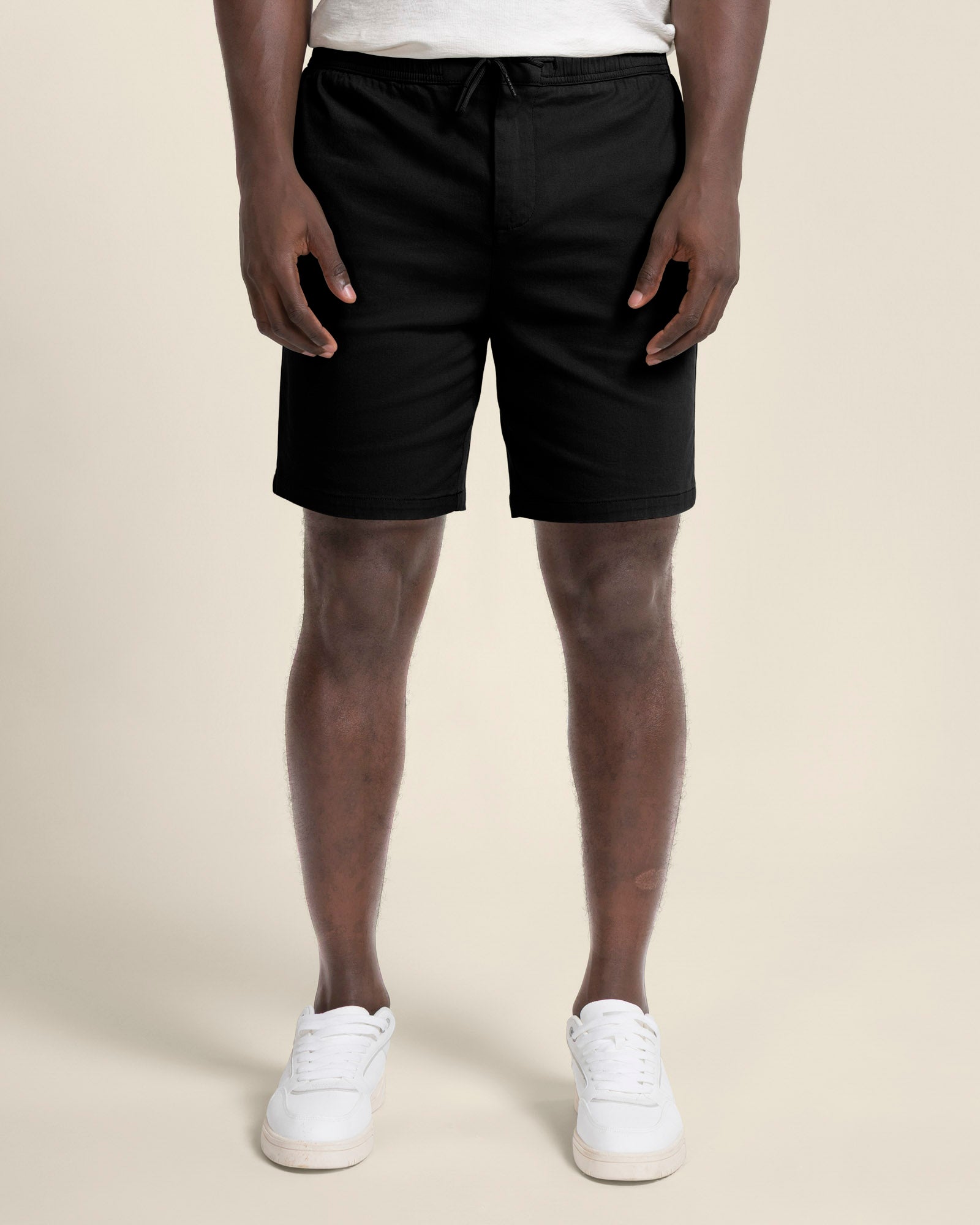 Drawstring Stretch Chino Shorts