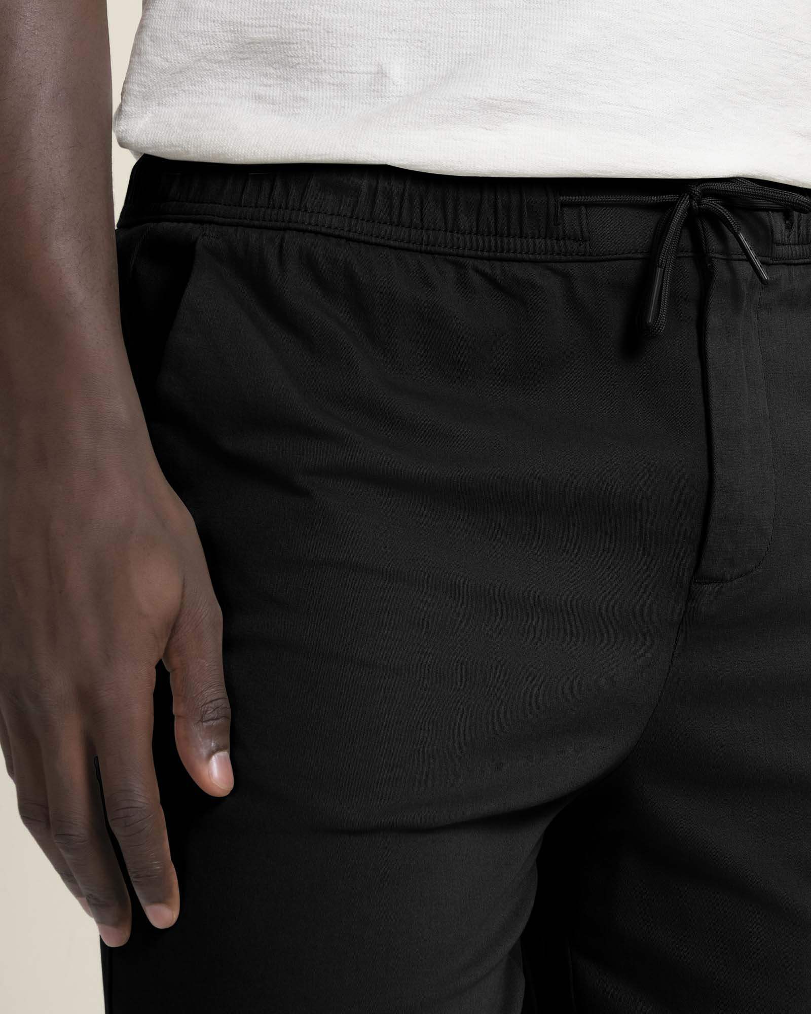 Drawstring Stretch Chino Shorts