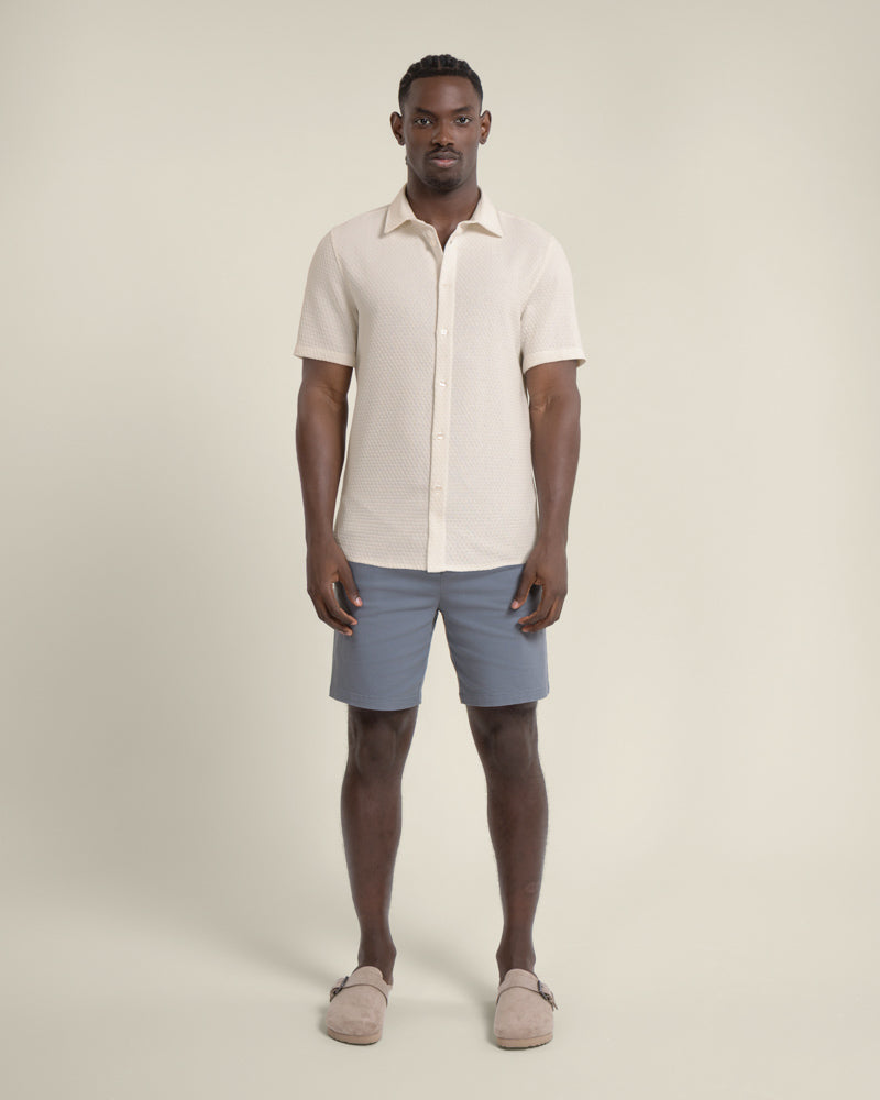 Drawstring Stretch Chino Shorts