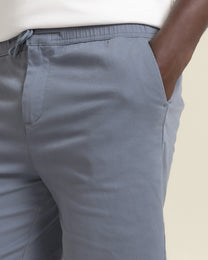 Drawstring Stretch Chino Shorts