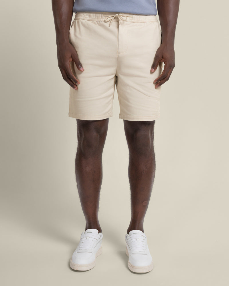 Drawstring Stretch Chino Shorts
