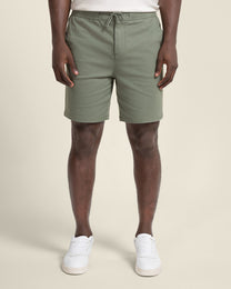 Drawstring Stretch Chino Shorts