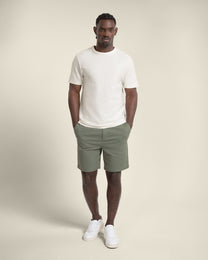 Drawstring Stretch Chino Shorts