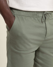 Drawstring Stretch Chino Shorts
