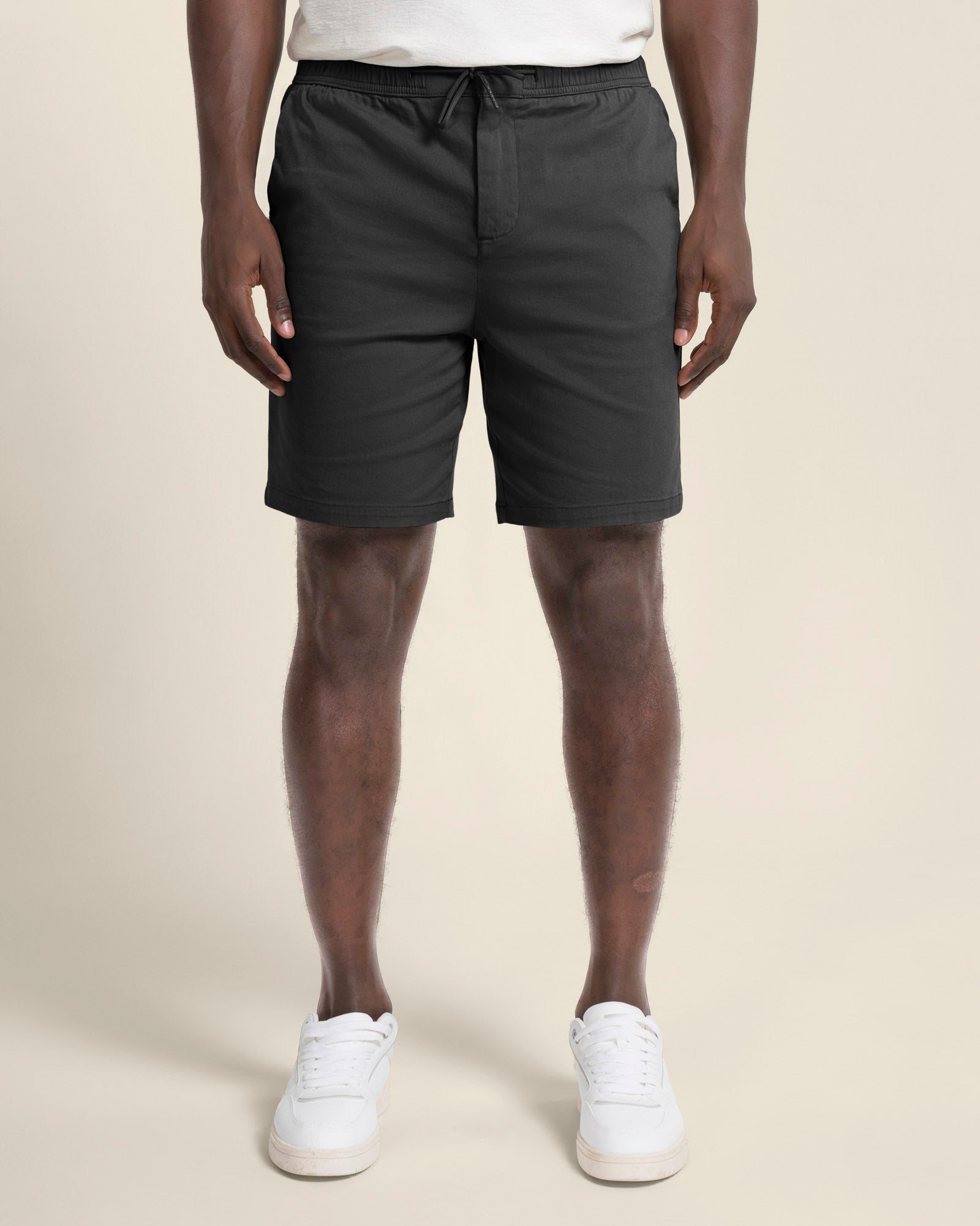 Drawstring Stretch Chino Shorts