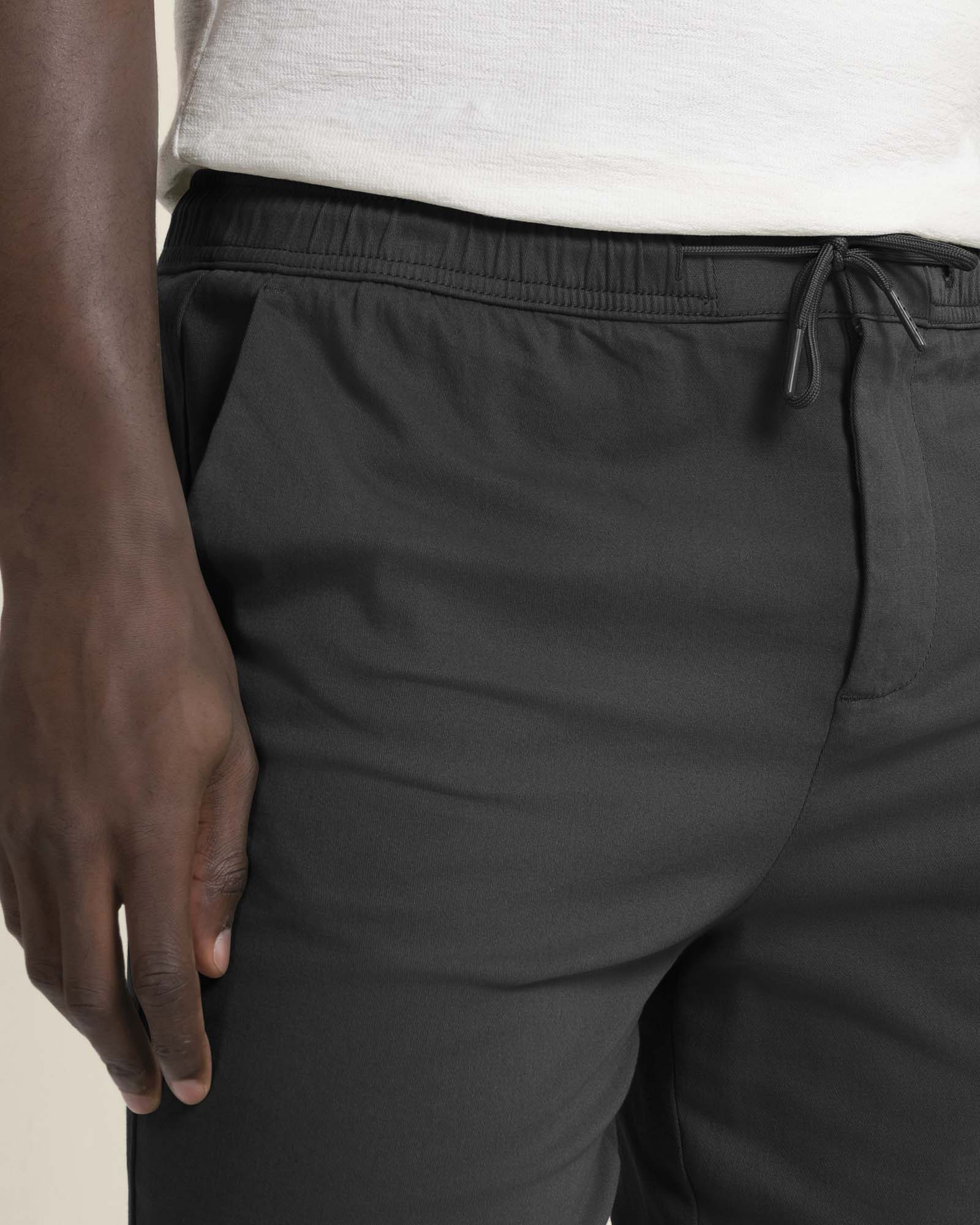 Drawstring Stretch Chino Shorts