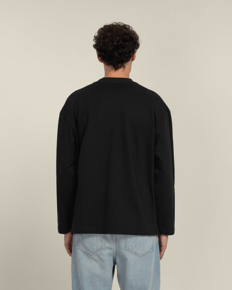 Praesto - Oversized Stepped Hem Sweatshirt