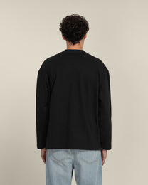 Praesto - Oversized Stepped Hem Sweatshirt