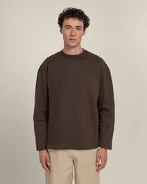 Praesto - Oversized Stepped Hem Sweatshirt