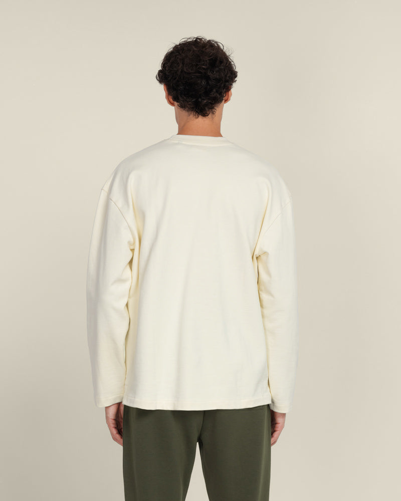 Praesto - Oversized Stepped Hem Sweatshirt