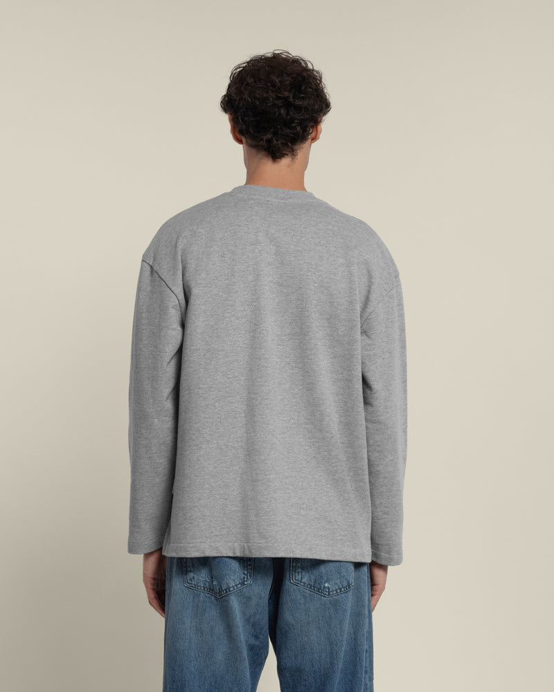 Praesto - Oversized Stepped Hem Sweatshirt