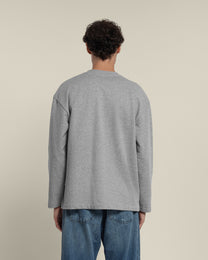 Praesto - Oversized Stepped Hem Sweatshirt