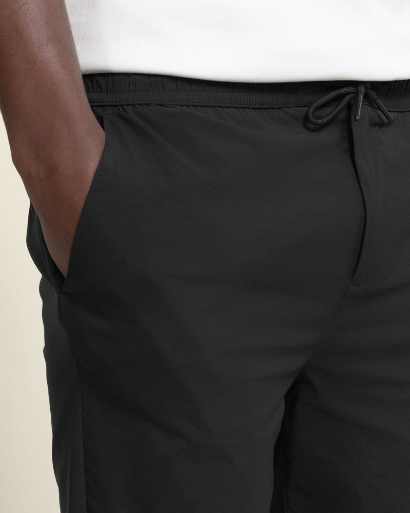 Drawstring Stretch Nylon Trouser