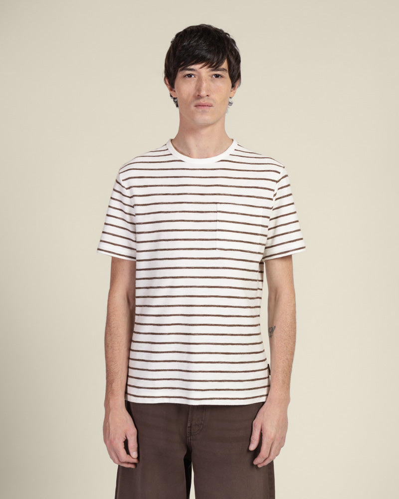 Larsson &amp; Co Men’s Striped Towelling T-Shirt