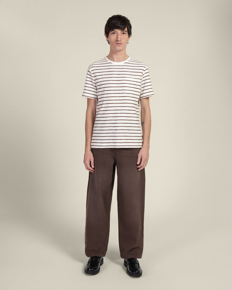 Striped Towelling T-Shirt