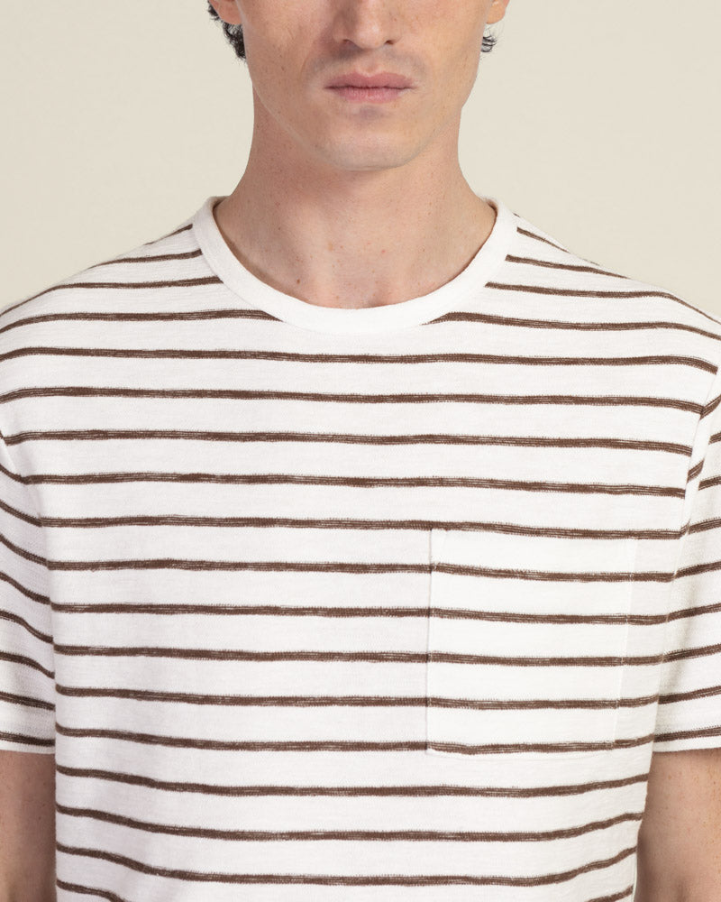 Striped Towelling T-Shirt