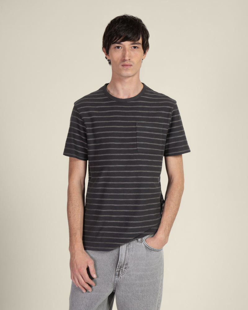 Striped Towelling T-Shirt