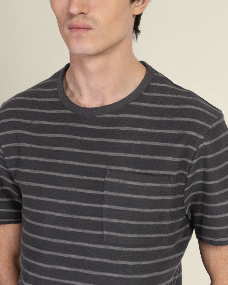 Striped Towelling T-Shirt