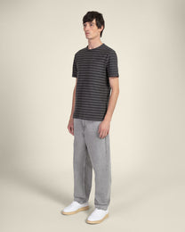 Striped Towelling T-Shirt