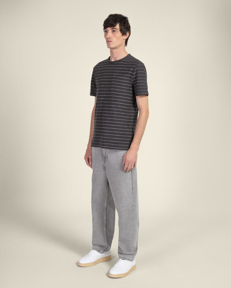 Striped Towelling T-Shirt