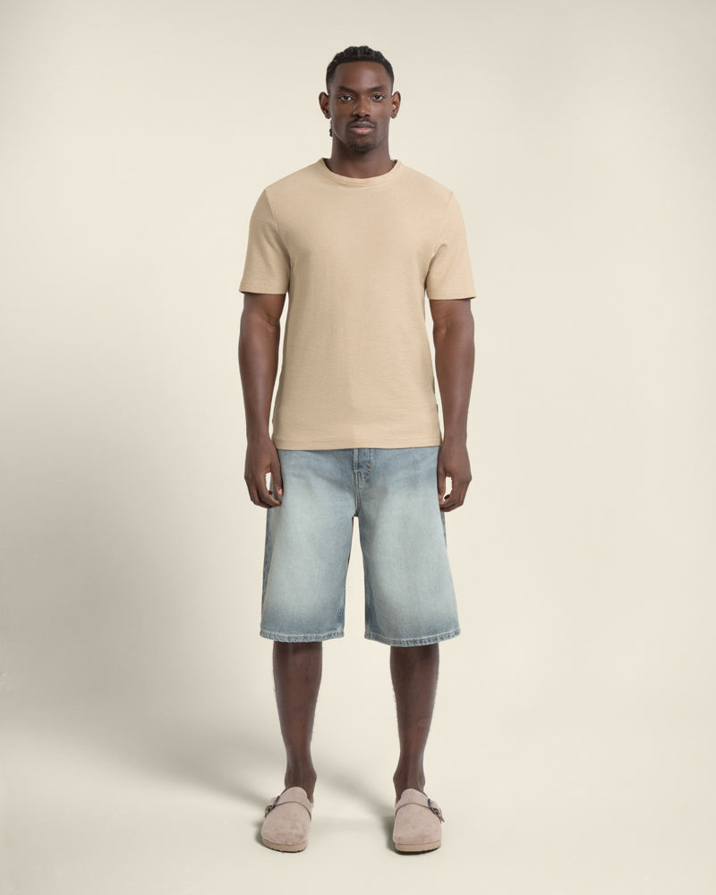 Leif - Slub Textured T-Shirt