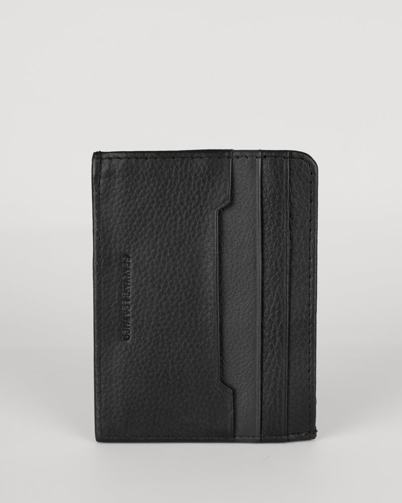 Card Holder With Zipped Pocket &amp; Embossed Branding